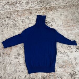 Zara Royal Blue Knit Turtleneck